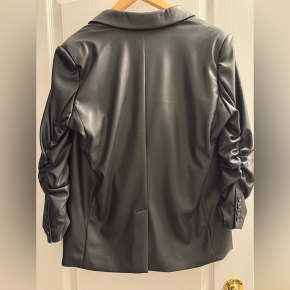 Generation Love Millie Faux Leather Blazer - Picture 5 of 6